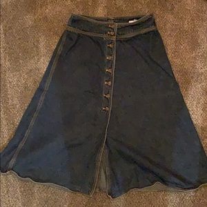 jean skirt